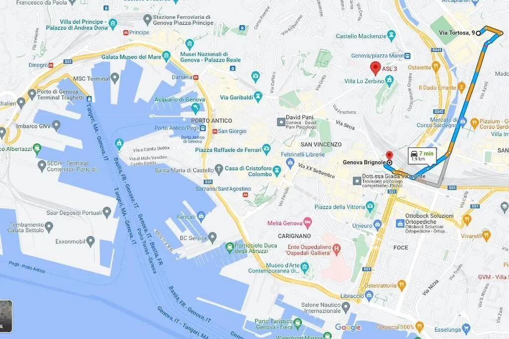 Apartment Titti'S House - Parcheggio Custodito In Garage Gratis Genoa Italy